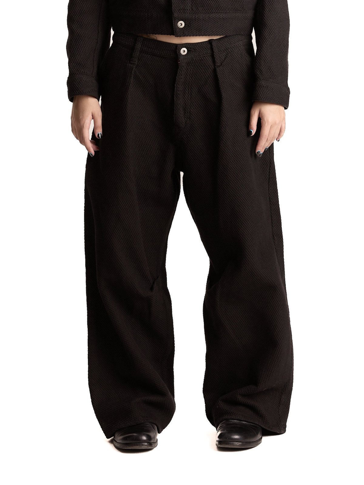 Kozaburo Sashiko Wide Leg Jean