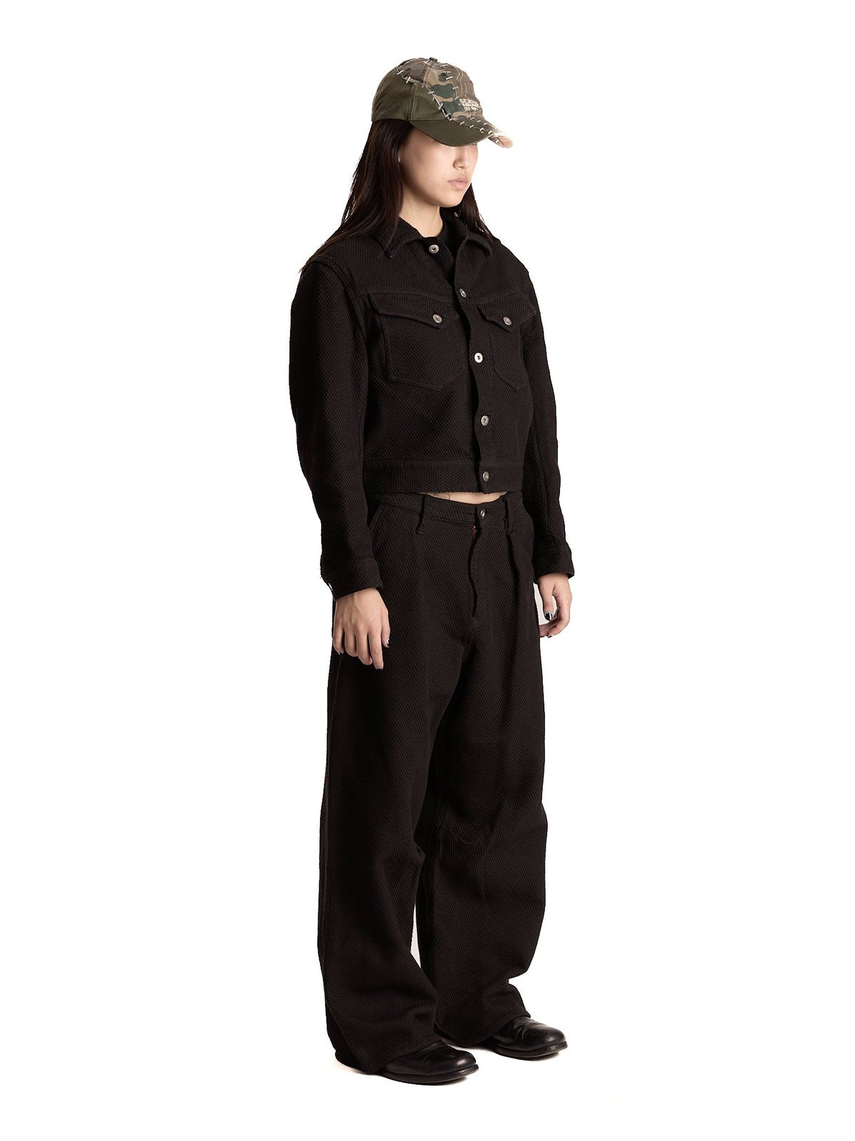 Kozaburo Sashiko Wide Leg Jean — photo 2