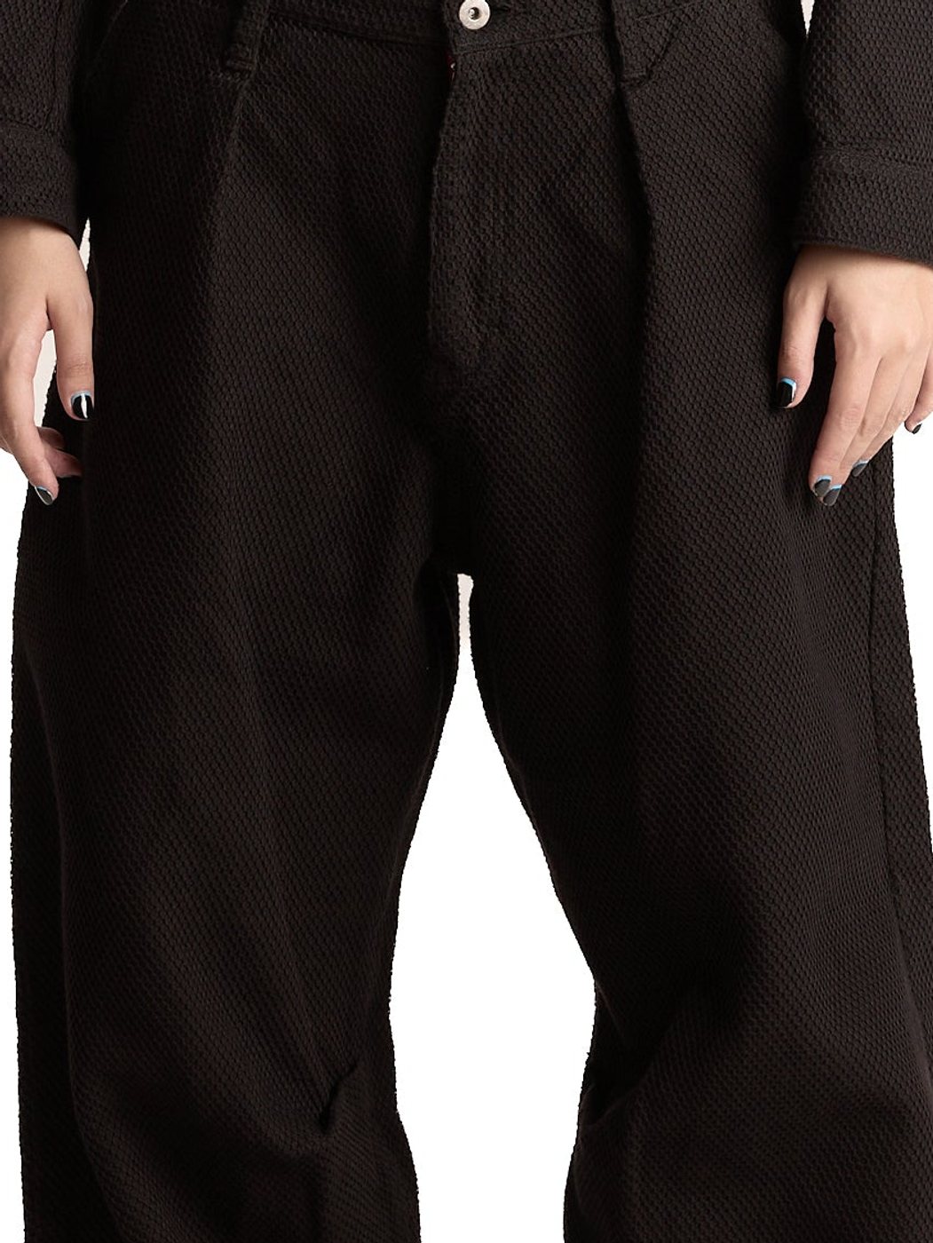 Kozaburo Sashiko Wide Leg Jean — photo 3