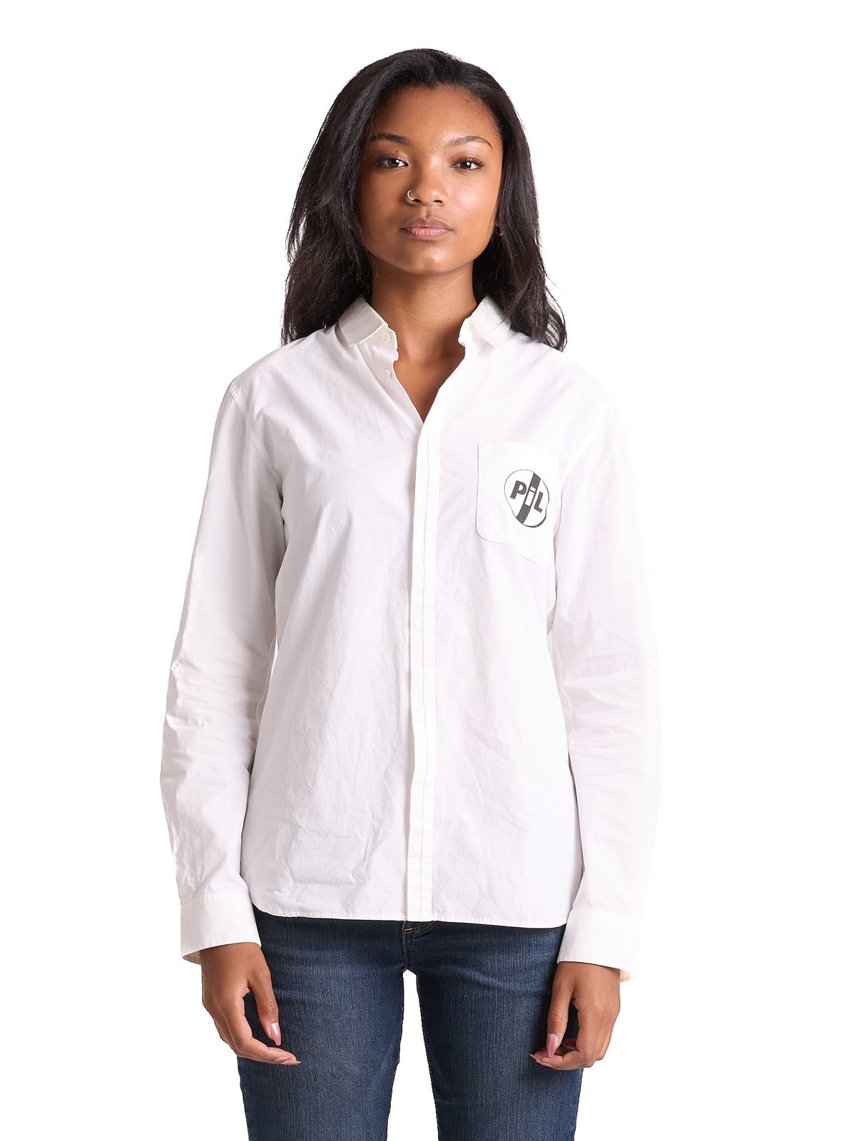 Undercover Public Image Ltd. Button Up Shirt (White)