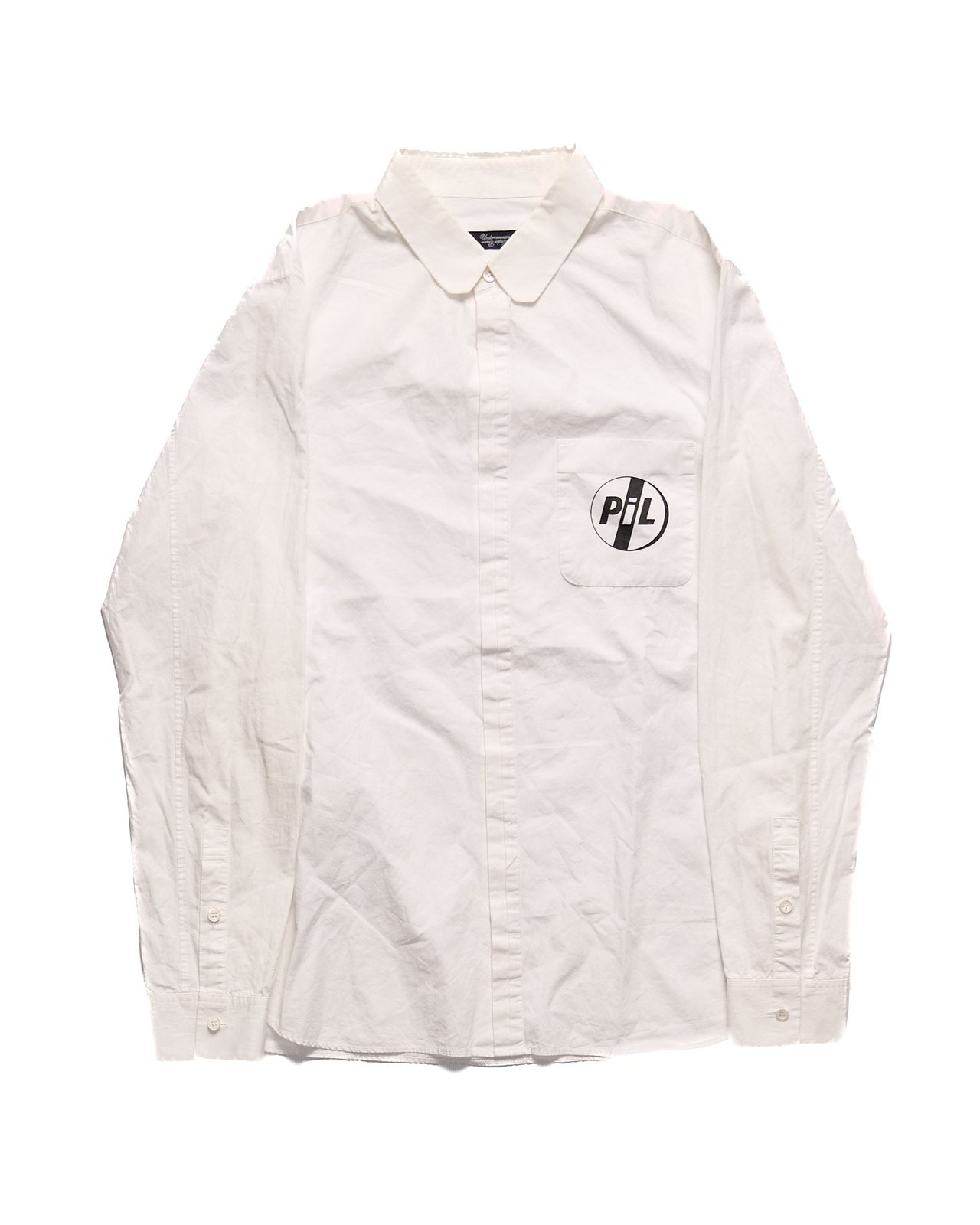 Undercover Public Image Ltd. Button Up Shirt (White) — photo 3