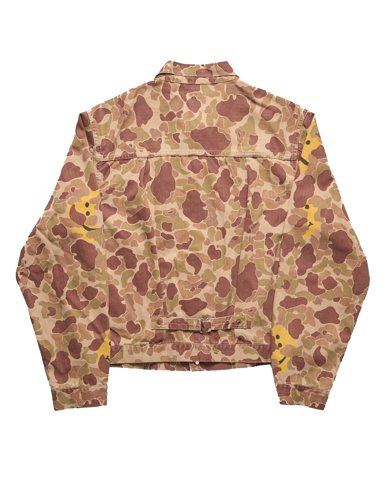 Kapital Camo Smiley Trucker Jacket — photo 4