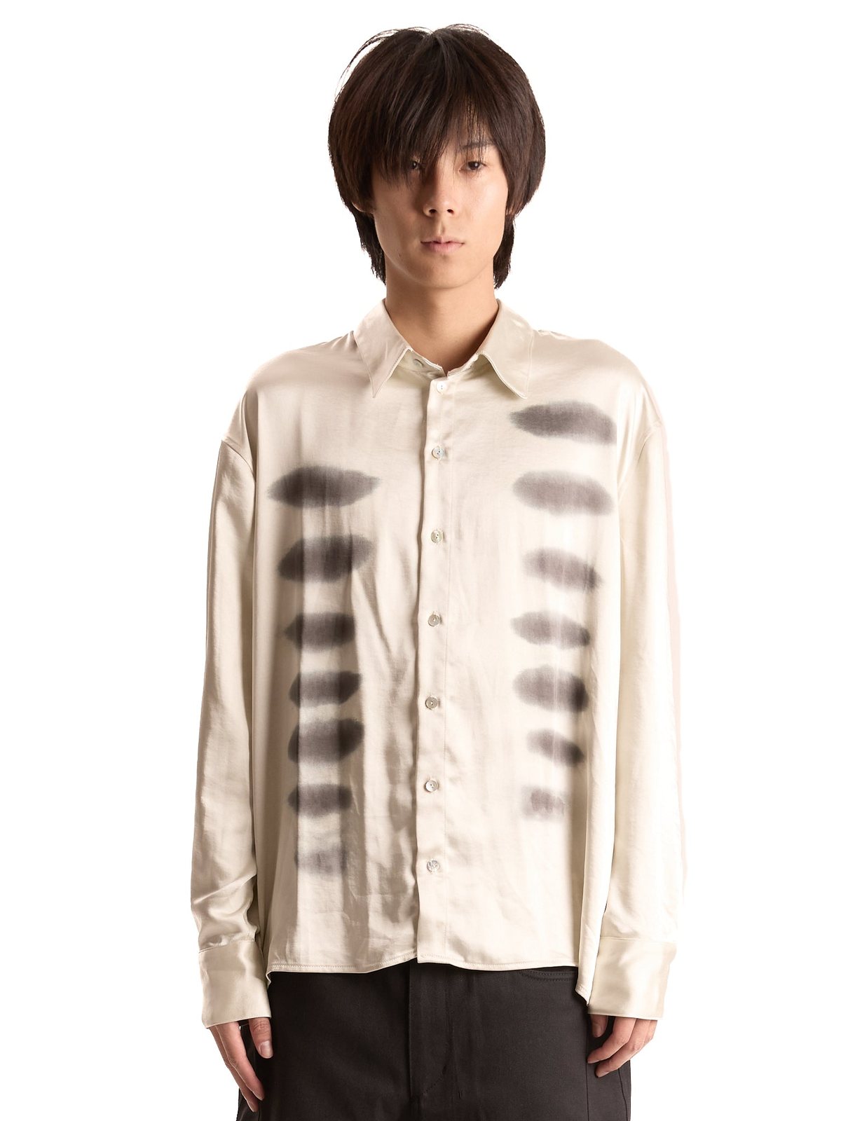AVAVAV X-Ray Printed Satin Shirt