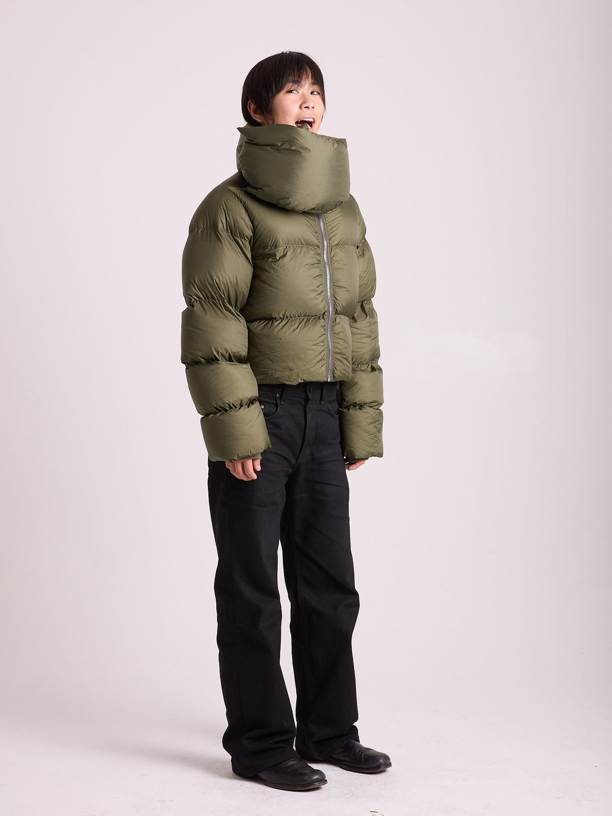 Rick Owens x Moncler Funnel Neck Puffer — photo 2