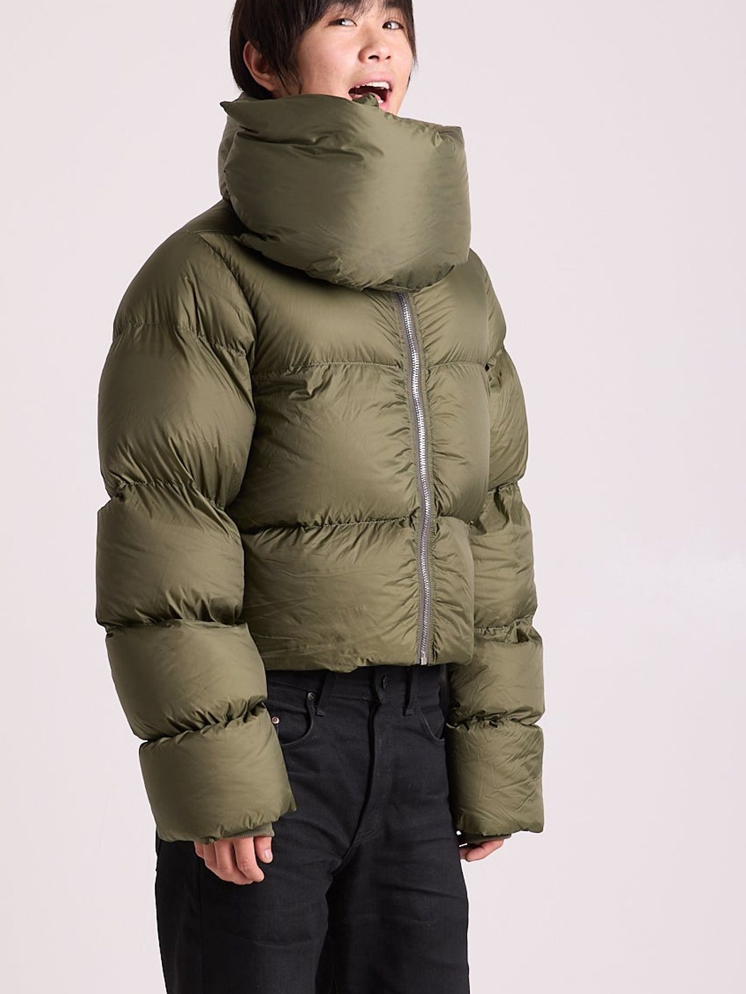 Rick Owens x Moncler Funnel Neck Puffer — photo 4